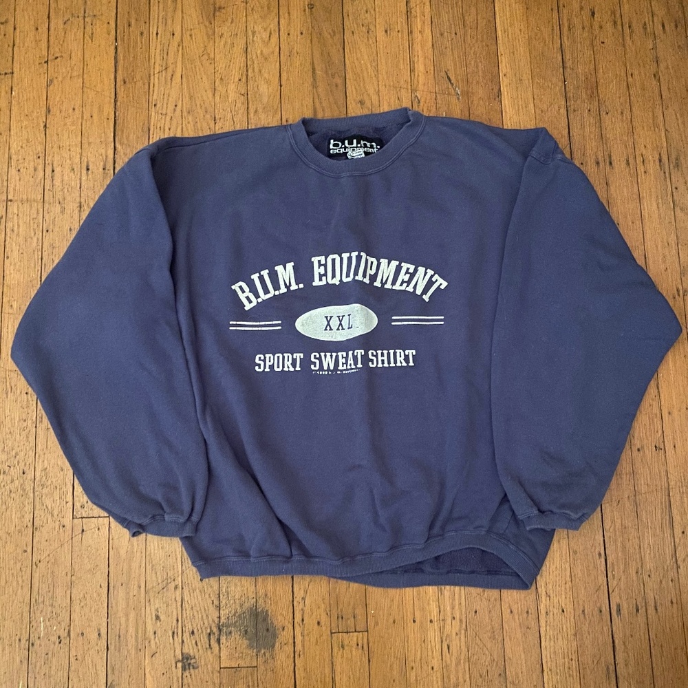 Vintage 1992 BUM Equipment Crewneck Sweater